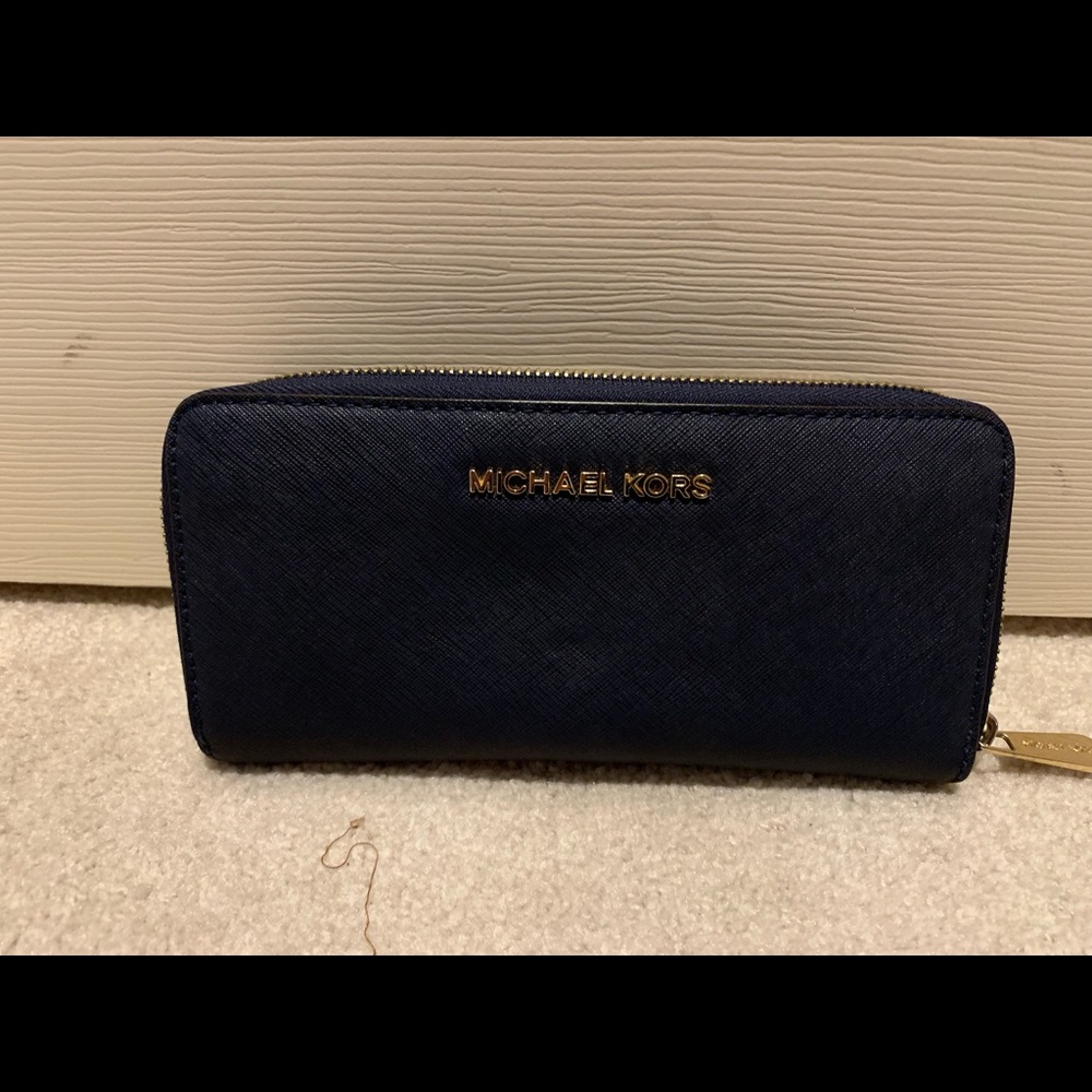 Michael Kors Navy Wallet